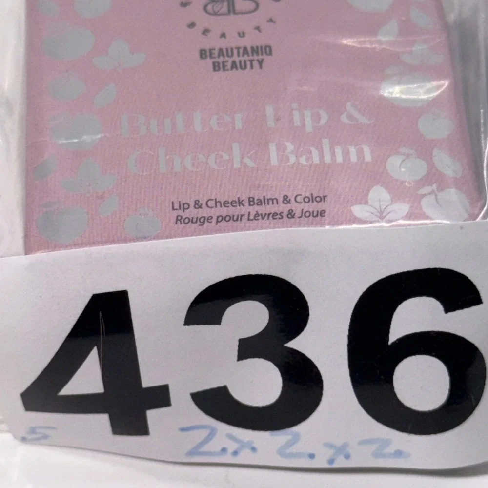 Beautaniq Beauty Womens 4g Peach Blush Butter Lip & Cheek Balm Clean Girl Makeup